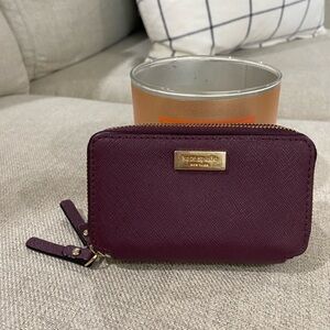 Kate Spade wallet small purple